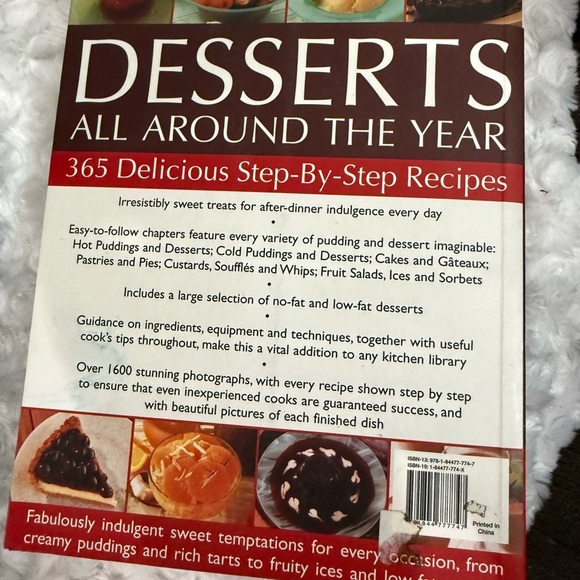 Dessert Recipe Book - All Around the Year - Picture 2 of 2
